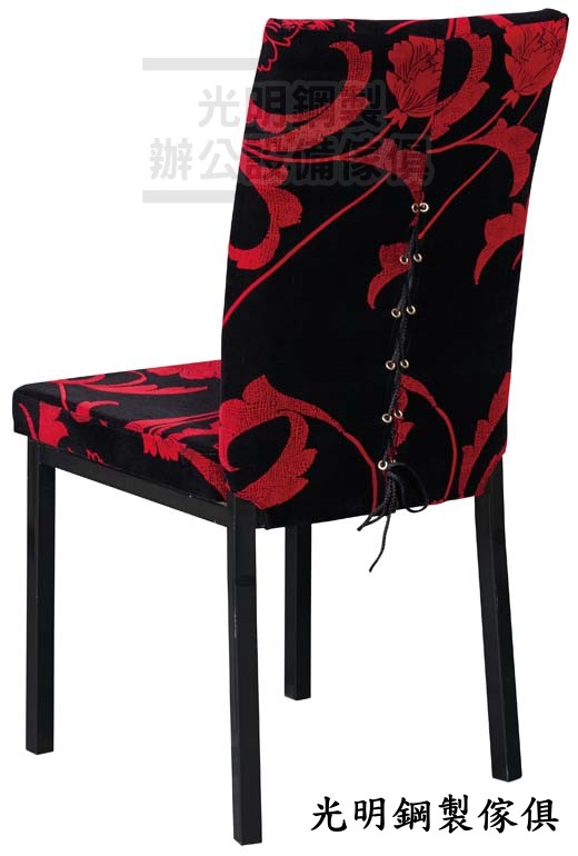 26007華麗餐椅(浮雕紅玫瑰)1